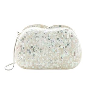 Bolsa Clutch Madrepérola Abaulada Madreclara