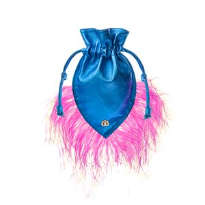 Amy Bag Em Plumas Turmalina