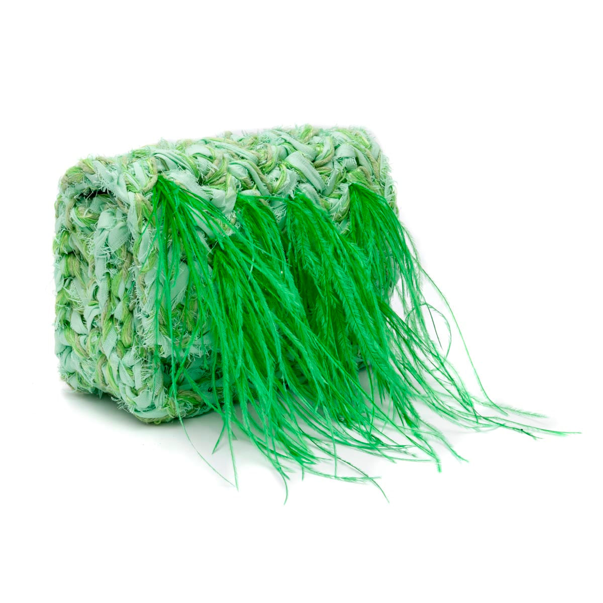 Mini-Bolsa-em-Croche-e-Plumas-Verde-