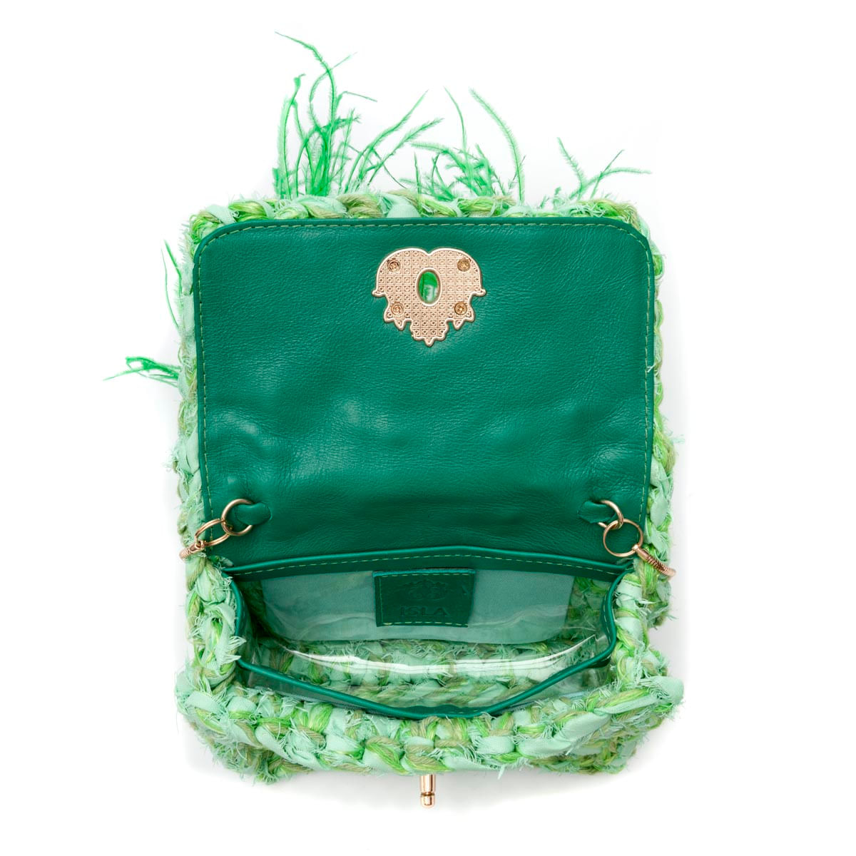 Mini-Bolsa-em-Croche-e-Plumas-Verde-