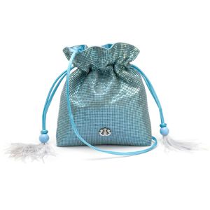 Bolsa Bucket Isla 20'S Em Malha Metálica Sky