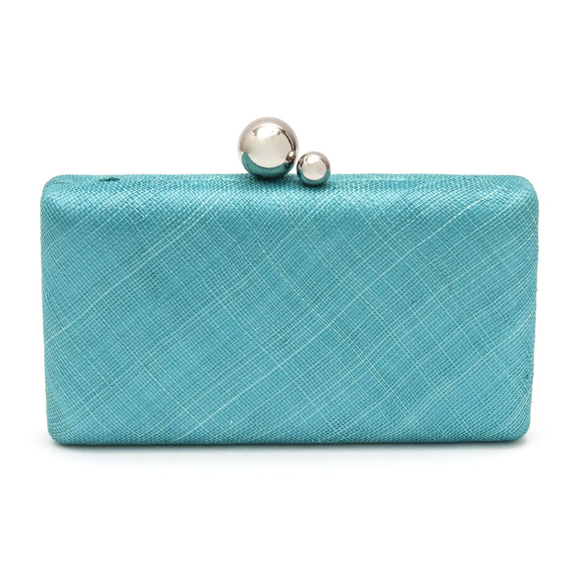 Bolsa-Clutch-em-Palha-e-Alca-de-Corrente-Turquesa