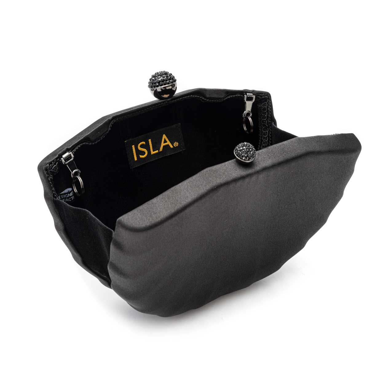 Clutch-em-cetim--concha-preto
