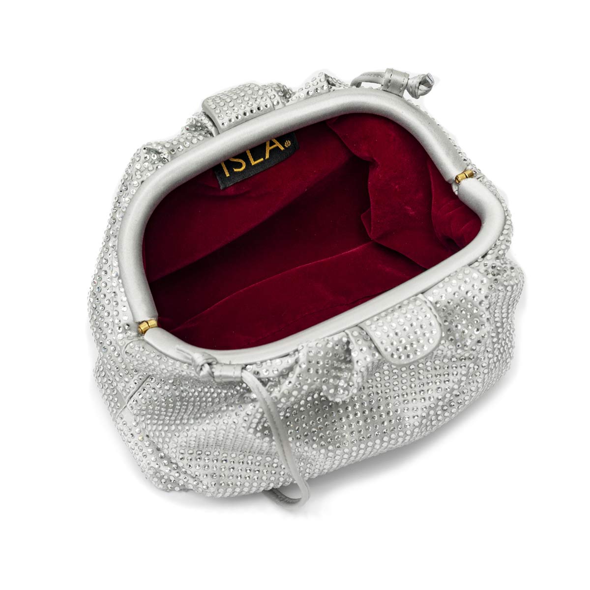 Bolsa-Mini-Pouch-em-Cristais-Prata