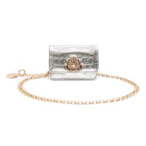 Nano Bolsa Com Corrente Transversal - Forever Prata
