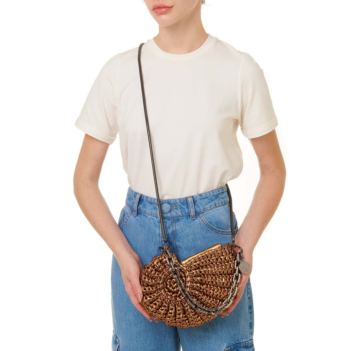 Bolsa-em-Croche-com-fio-Metalizado-Concha
