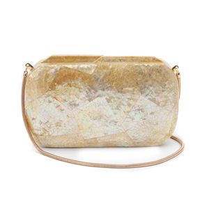 Bolsa Clutch Madrepérola Retangular Madreperola