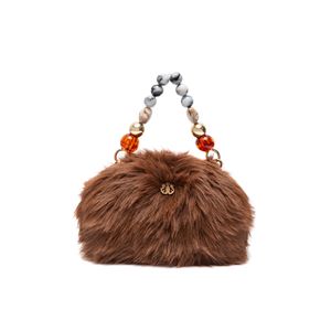 Bolsa Pouch Teddy Cafe Cafe