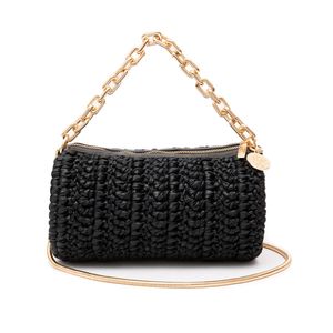 Bolsa Cloé Em Crochê Preto
