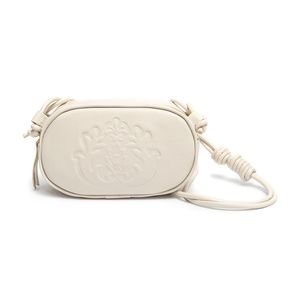 Mini Bolsa Helena Em Couro Marshmallow