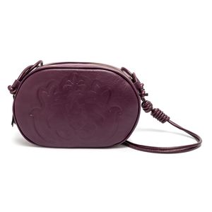 Bolsa Helena Em Couro Midnight Plum
