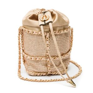 Crystal Bucket Bag Bronze