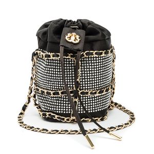 Crystal Bucket Bag Ouro