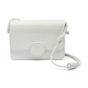 Bolsa Essentials Clássica Em Couro Natural Tiracolo Marshmallow