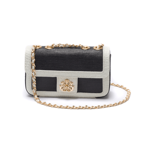 Bolsa Anne Em Palha Marshmallow