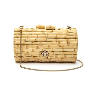 Clutch Bambu Aurea  Marfim