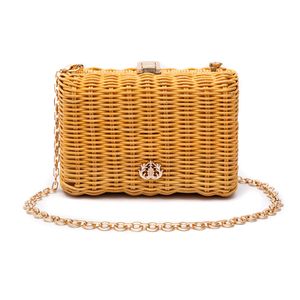 Clutch Box Em Rattan Natural