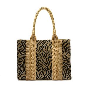 Bolsa Maxi Tote Animalier Natural