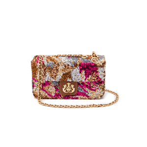 Bolsa Anne Bordada Em Paetê Média Impressione