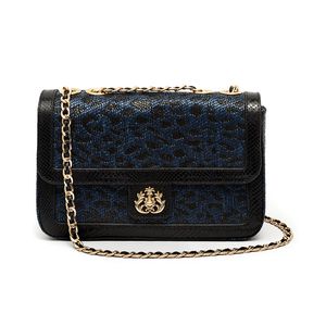 BOLSA ANNE JUMBO SAVAGE LEOPARDO AZUL
