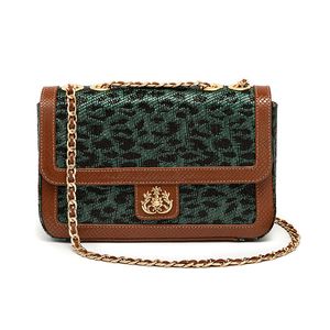 BOLSA ANNE JUMBO SAVAGE LEOPARDO VERDE