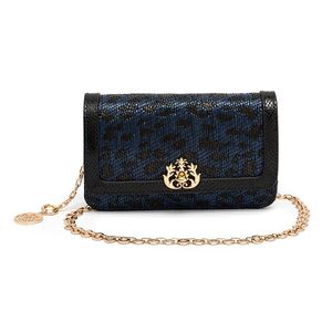 BOLSA CARTEIRA FOREVER SAVAGE LEOPARDO AZUL
