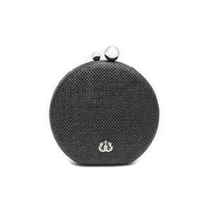 New Clutch Abaulada Com Corrente Preto