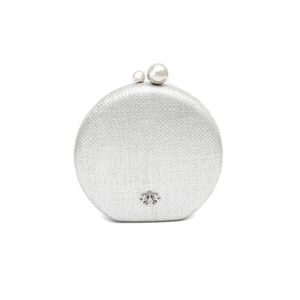 New Clutch Abaulada Com Corrente PRATA