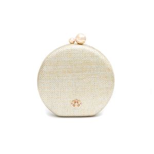 New Clutch Abaulada Com Corrente OURO