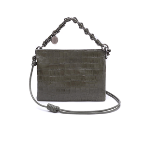 NEW CINDY EM COURO MAXI CROCO MUSGO