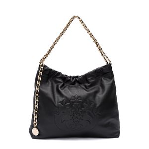 BOLSA DAYSE HOBO EM COURO BODAN PRETO