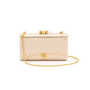 CLUTCH EVA FECHO CRISTAL OURO