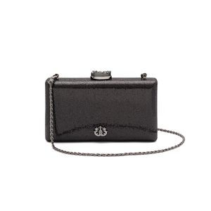 CLUTCH EVA FECHO CRISTAL-PRETO