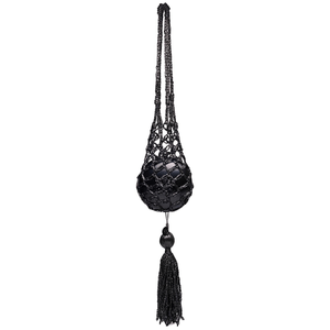 BOLSA MAXI ESFERA ARCHÉ RAFIA PRETA