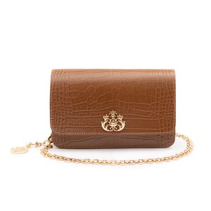 Bolsa Carteira Com Corrente Transversal Forever NEW CROCO AVELÃ