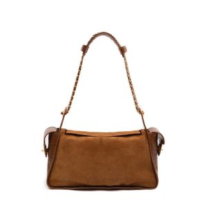 BOLSA ANNE HOBO CAMURÇA NEW CROCO AVELÃ