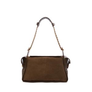 BOLSA ANNE HOBO CAMURÇA MAXI CROCO OLIVA