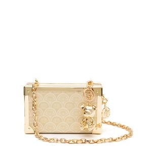 Clutch Trunk Sirena Monograma Canvas Creme