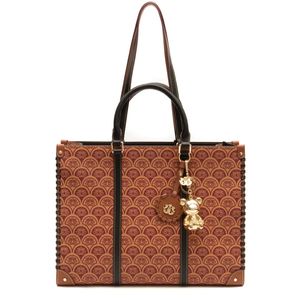 Tote Sirena Monograma Canvas CARAMELO