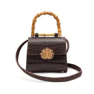 Bolsa Top Handle Mini Isla MAXI CROCO EXPRESSO