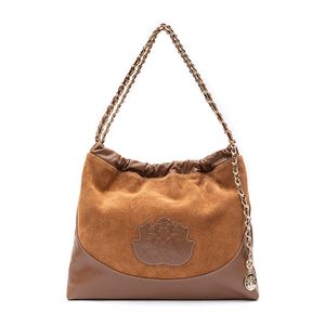 BOLSA DAYSE HOBO CAMURÇA AVELÃ OURO