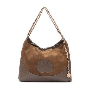 BOLSA DAYSE HOBO CAMURÇA OLIVA OURO