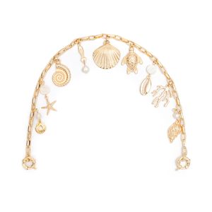 BAG CHARM COLAR SEA ELEMENTS OURO